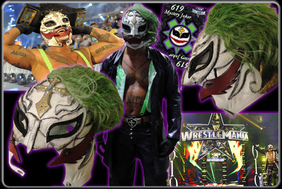 WWE レイ・ミステリオ/レッスルマニア25「ジョーカー」モデル